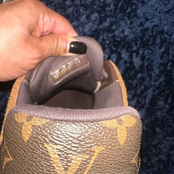 Louis Vuitton Brown Monogram Sneakers - Picture 2 of 9